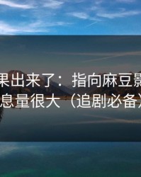 实测结果出来了：指向麻豆影视，信息量很大（追剧必备）